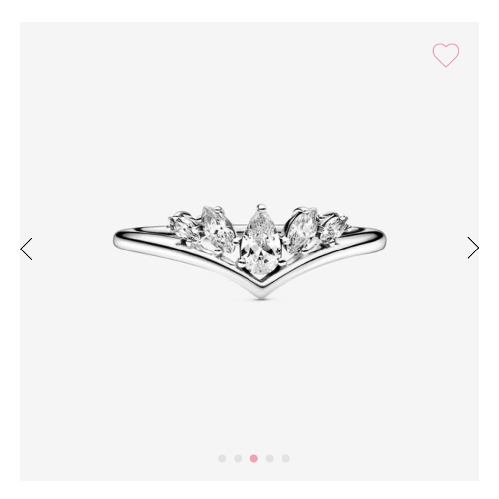 NWT Pandora Marquise Wishbone Ring